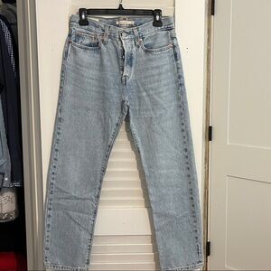 Levi's Light Blue Straight-Leg Jeans